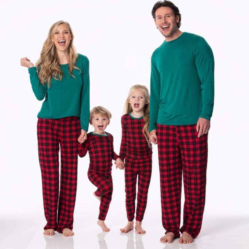 NWT Kickee Pants Mens Holiday Pajama Set